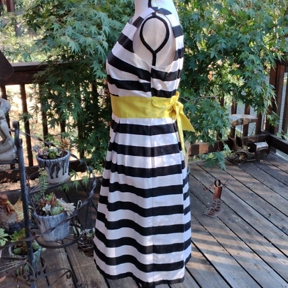 AB Studio Striped Dress - Picture 4 of 11
